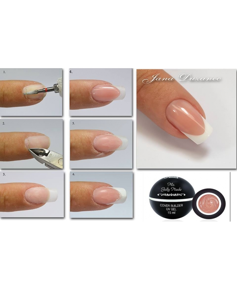 Statybinis Gelis Ms Jelly Nude Cover Gel Ml