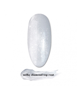 Milky Diamond Top Coat viršutinis sluoksnis 10ml